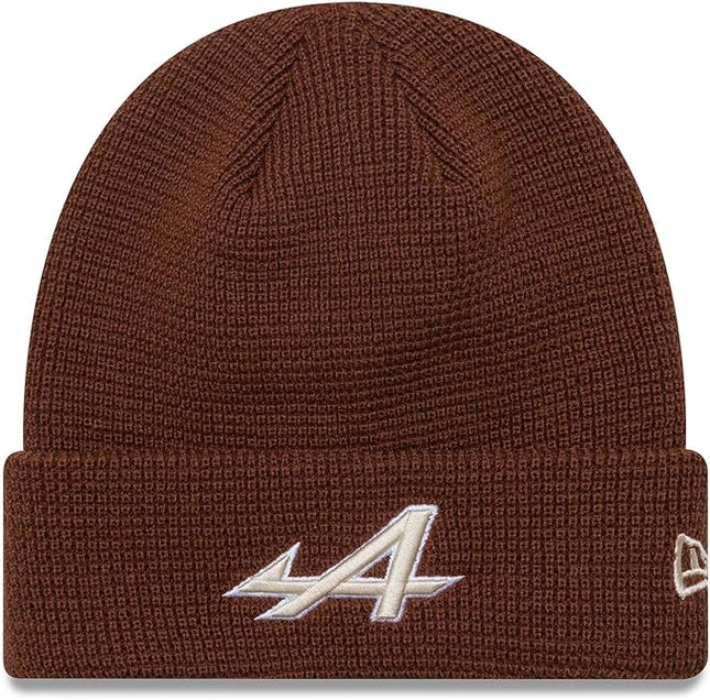 Alpine F1 Team New Era Brown Beanie Hat