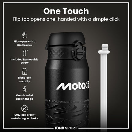 ION8 X MotoGP Racing Lean Sports Thermal Water Bottle 750ml