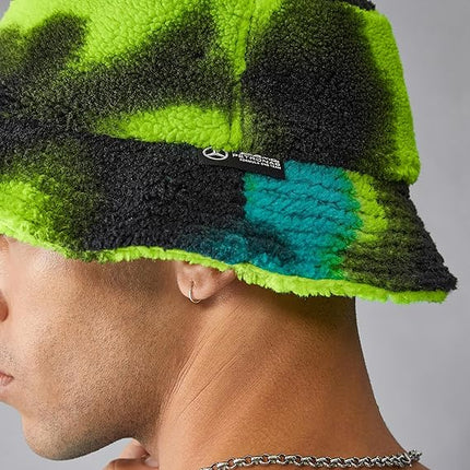 Mercedes AMG Petronas Spray Camo Fleece Bucket Hat