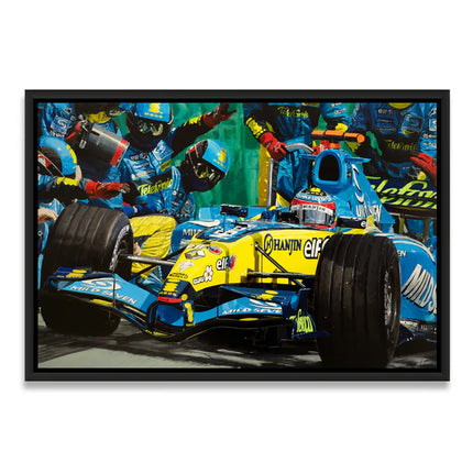 Renualt Alpine F1 Fernando Alonso 2005 Hungarian GP Artwork
