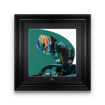 Aston Martin F1 Fernando Alonso Rise Artwork