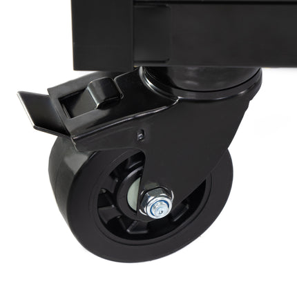 Aston Martin F1 Aramco Formula One® Team x JCB 42” Steel 11 Drawer Roller Cabinet with Hardwood Worktop | Limited Edition