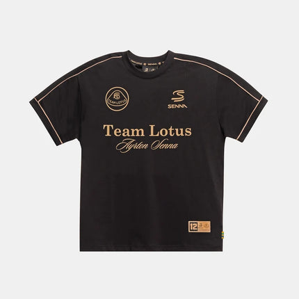 Ayrton Senna X Lotus F1 Team Oversized Badge T-Shirt