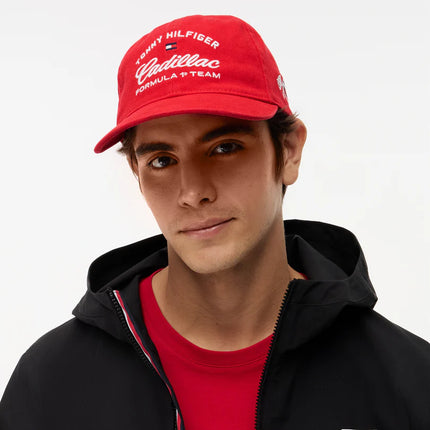 Cadillac F1 Team Tommy Hilfiger Varsity Logo Baseball Cap