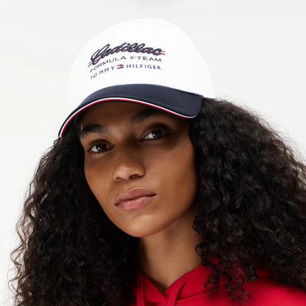 Cadillac F1 Team Tommy Hilfiger RWB Logo Baseball Cap