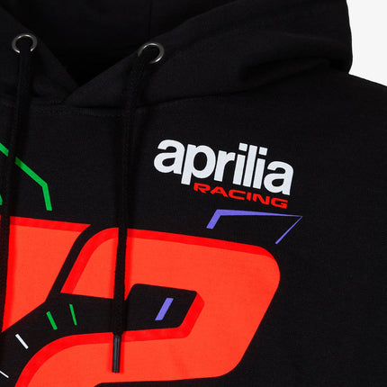Marco Bezzecchi #72 Dual Aprilia Hooded Sweatshirt
