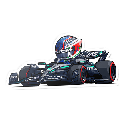 Mercedes AMG Petronas F1 Kimi Antonelli Stickers 2025
