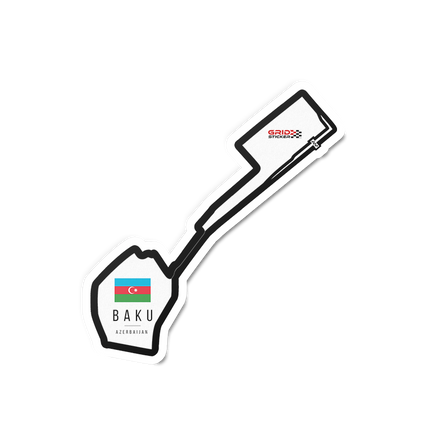 Formula 1 2025 Circuit Stickers