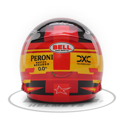 Scuderia Ferrari F1 Carlos Sainz 2024 1/2 Scale Mini Helmet