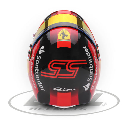 Scuderia Ferrari F1 Carlos Sainz 2024 1/2 Scale Mini Helmet