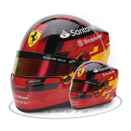 Scuderia Ferrari F1 Carlos Sainz 2024 1/2 Scale Mini Helmet