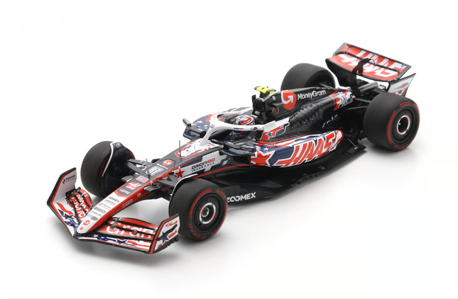 Haas F1 Team Spark Model Oliver Bearman USA GP 1/43 Scale Model Car 2025