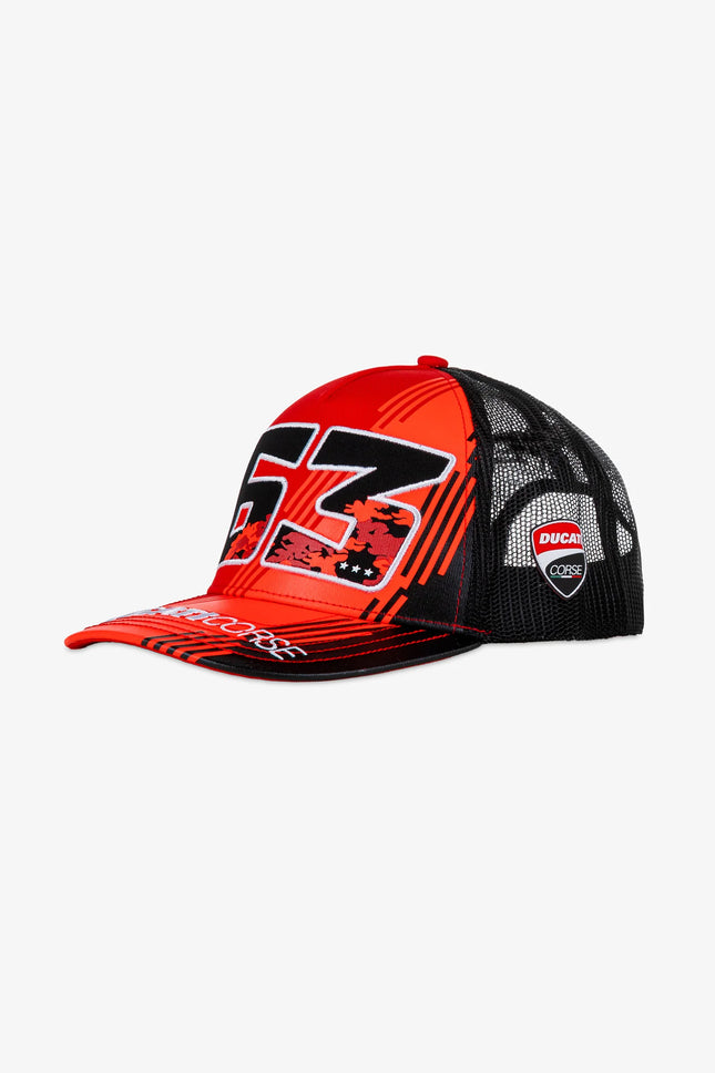 Ducati Corse Francesco Bagnaia Trucker Baseball Cap