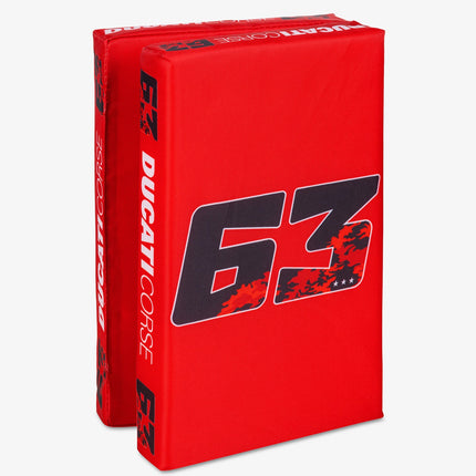 Ducati Corse Francesco Bagnaia #63 Portable Folding Seat Cushion