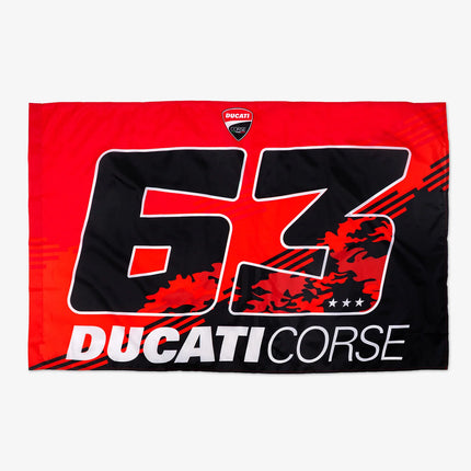 Ducati Corse Francesco Bagnaia #63 Flag