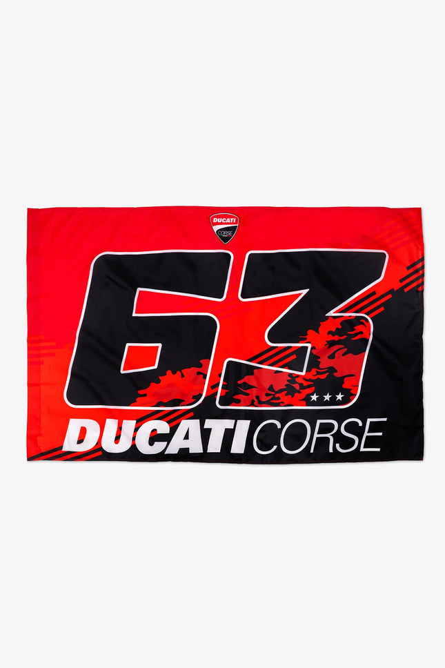 Ducati Corse Francesco Bagnaia #63 Flag