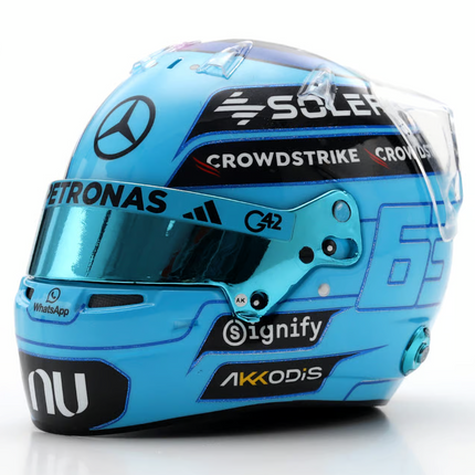 Mercedes AMG Petronas F1 Team Spark Model George Russell 1/5 Mini Helmet 2026