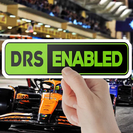 Formula 1 DRS Enabled Sticker