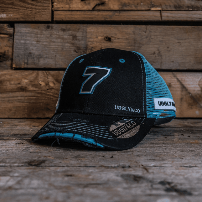 Official Davey Todd Merchandise Trucker Hat - Black & Blue