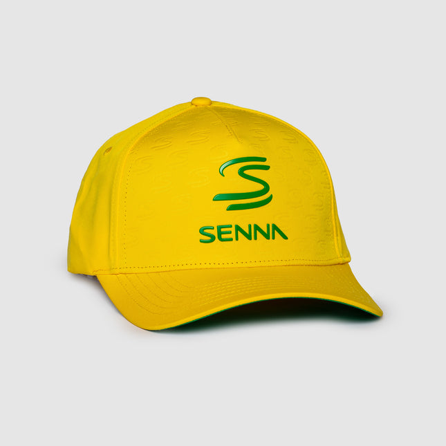 Ayrton Senna Debossed Logo Baseball Cap