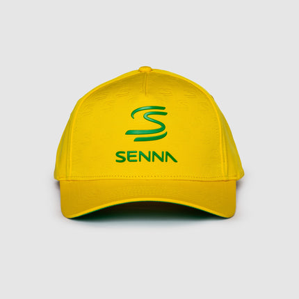 Ayrton Senna Debossed Logo Baseball Cap
