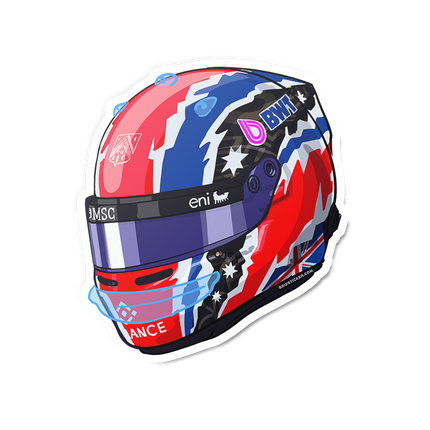 Alpine F1 Jack Doohan Stickers 2025