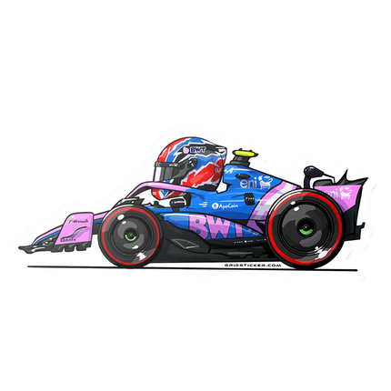 Alpine F1 Jack Doohan Stickers 2025