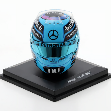 Mercedes AMG Petronas F1 Team Spark Model George Russell 1/5 Mini Helmet 2026