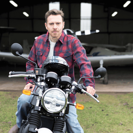 Heritage Red & Navy Flannel Shirt