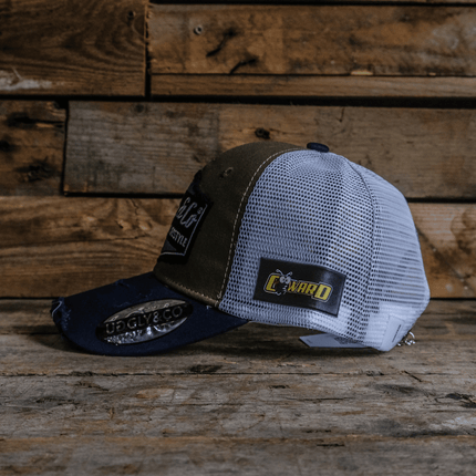 Forest Green & Navy Vintage Diamond Cap
