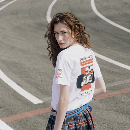 Ayrton Senna McLaren Formula 1 Graphic T-Shirt