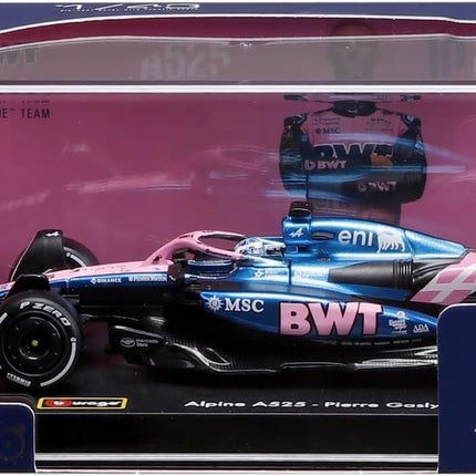 Bburago 1:43 Scale BWT Alpine F1 Team A525 Formula 1 Car 2025#10 Pierre Gasly – Die‑Cast Model