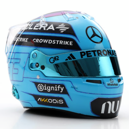 Mercedes AMG Petronas F1 Team Spark Model George Russell 1/5 Mini Helmet 2026
