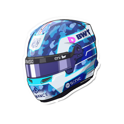 Alpine F1 Pierre Gasly Stickers 2025