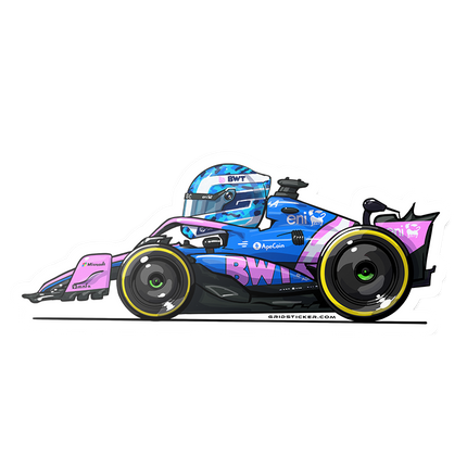 Alpine F1 Pierre Gasly Stickers 2025