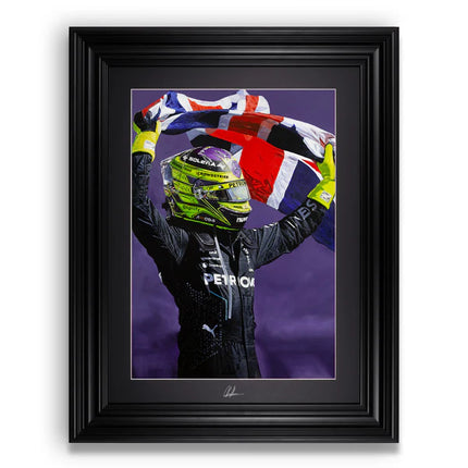 Mercedes AMG Petronas F1 Lewis Hamilton 2024 Artwork