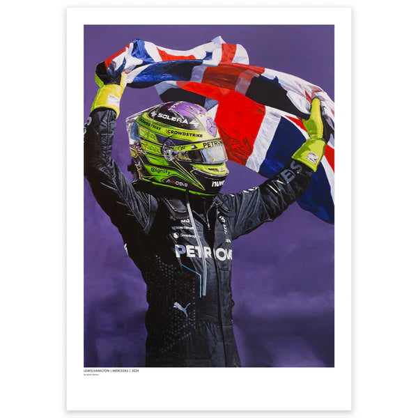 Mercedes AMG Petronas F1 Lewis Hamilton 2024 Artwork