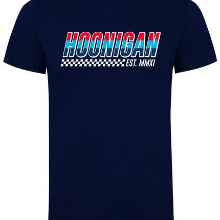Hoonigan Downforce Navy T-Shirt