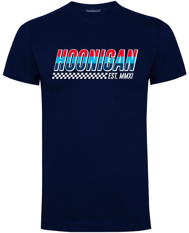Hoonigan Downforce Navy T-Shirt