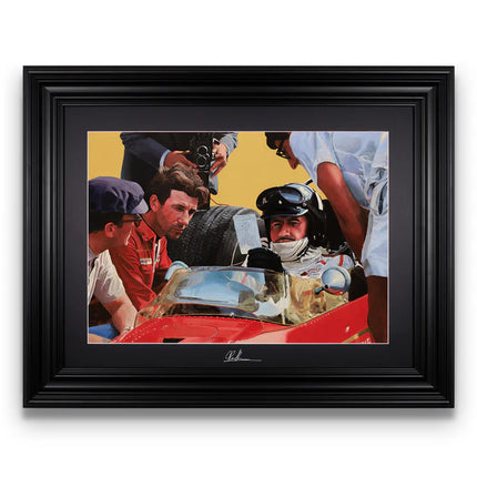 Lotus F1 Graham Hill 1968 Spanish GP Artwork