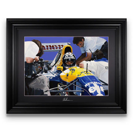 Williams Racing F1 Damon Hill 1993 Artwork