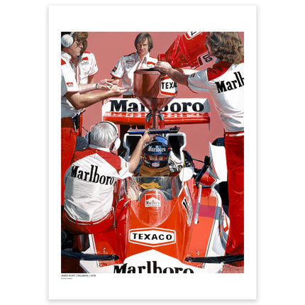 McLaren F1 James Hunt 1978 Spanish GP Artwork