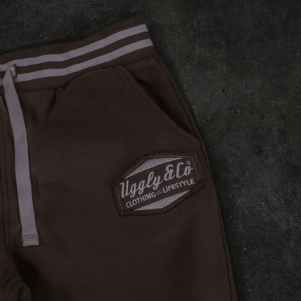 Vintage Mocha Diamond Heavyweight Joggers