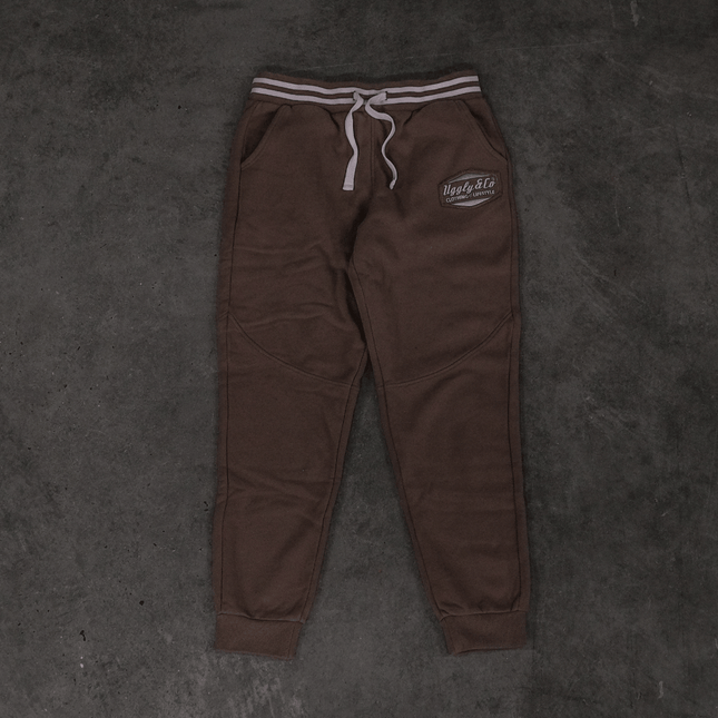 Vintage Mocha Diamond Heavyweight Joggers