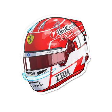 Scuderia Ferrari F1 Charles Leclerc Stickers 2025