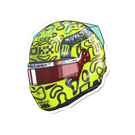 McLaren F1 Lando Norris Stickers 2025