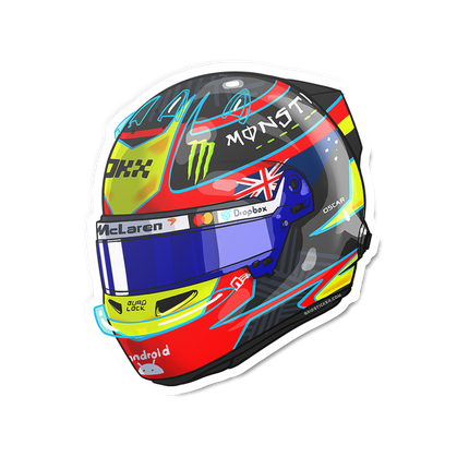 McLaren F1 Oscar Piastri Stickers 2025