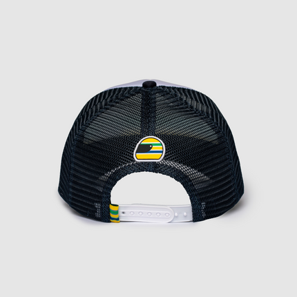 Ayrton Senna Helmet Badge Trucker Baseball Cap