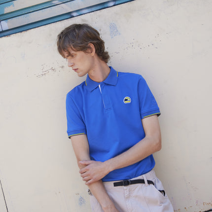Ayrton Senna Small Helmet Logo Poloshirt