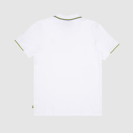 Ayrton Senna Small Helmet Logo Poloshirt